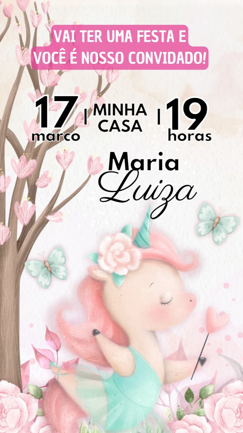 Invitación · Niños — Cumpleaños — Princesa — Tamar