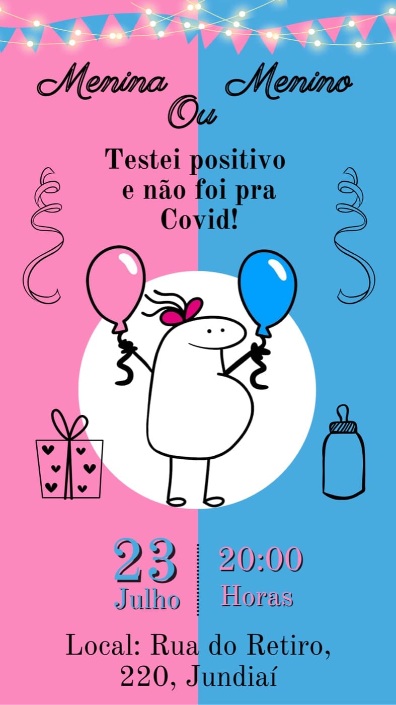 Invitación · Brit — Revelación de género — ¿niño o niña?